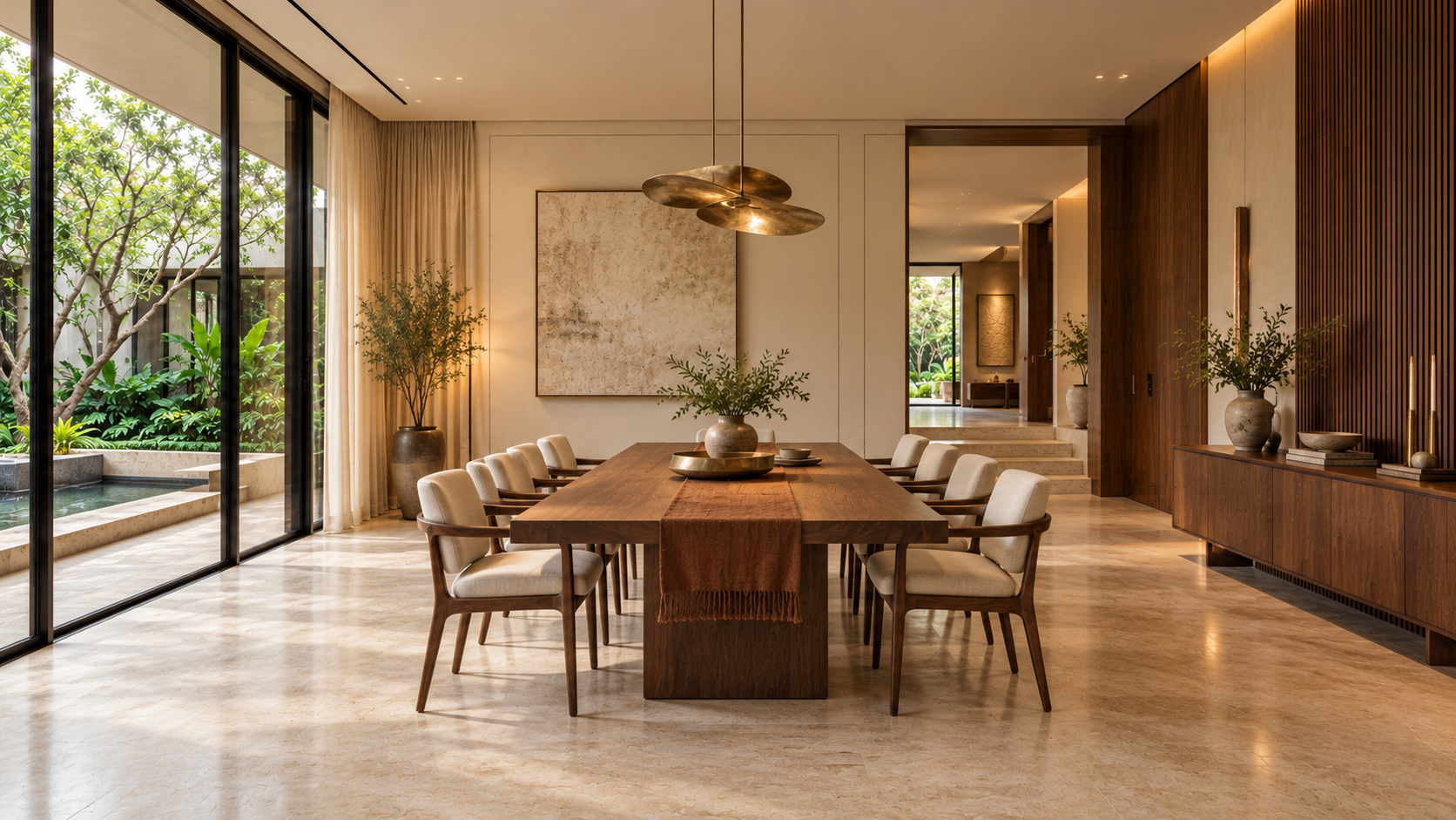 Dining room interior concept