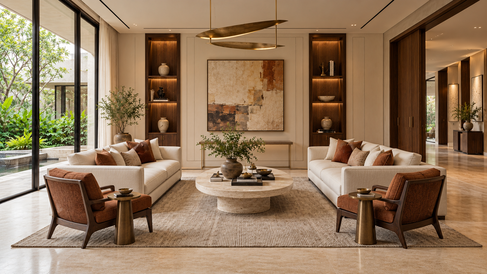 Drawing room interior concept
