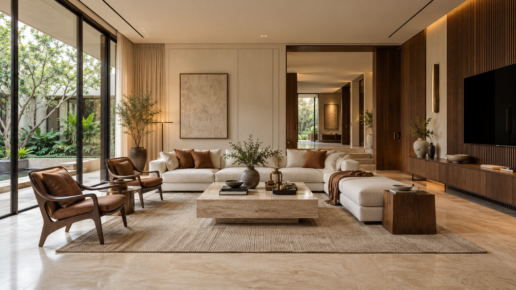Living room interior concept